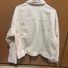 美品　コーデュロイジャケット　オフホワイト　レディースの画像