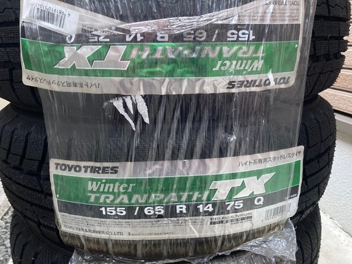 値下げ　TOYO TIRES スタッドレスタイヤ　winter  TRANPATH TX 未使用品