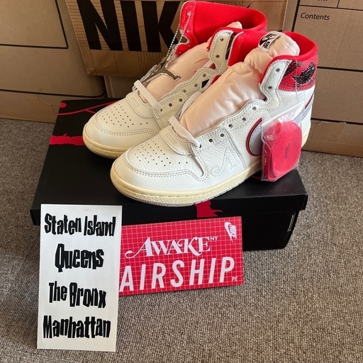 ナイキ エアシップ アウェイクニューヨーク 25.5