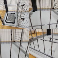 ペットケージ トレー付き ダブルドア 犬　の画像