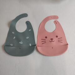 お食事エプロン　よだれかけ4枚セットの画像