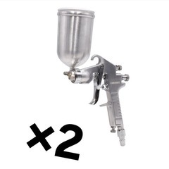 アストロ エアスプレーガン 空気調整ダイヤル付　上カップ 400mL