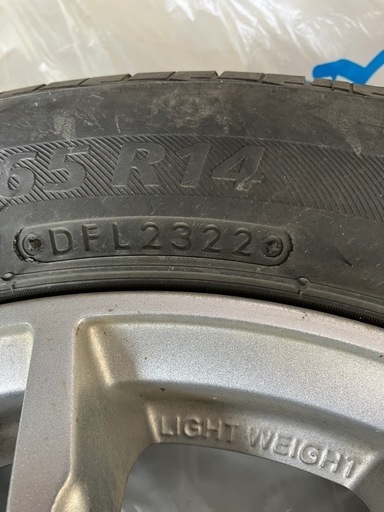 ブリヂストン２０２２年製　１５５／６５Ｒ１４　４本セット