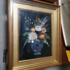 アート 木製フレーム 絵画 約56cm x 46cm