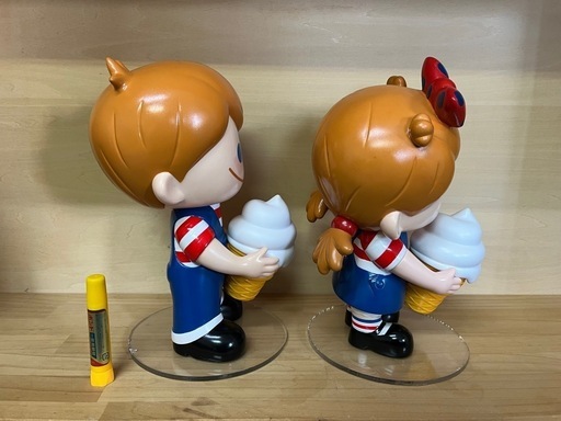 ニッセイのソフトクリームフィギュア ニックン セイチャン ソフト
