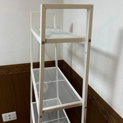 IKEAスチールラック　幅60 ホワイト【1000円均一・引取り日限定】　の画像
