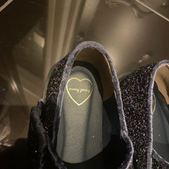 メリージェニー　キラキラ　ストラップ　ローファー　の画像