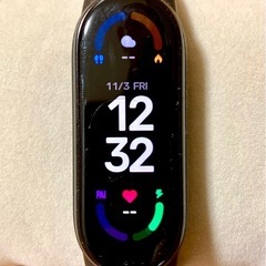 スマートウォッチ Xiaomi Mi Smart Band 6 グローバル版 (ブラック) 黒メタルバンド付きの画像