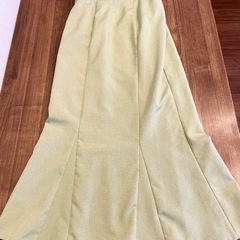 【お取引先決まりました】マーメイドスカート　M  パステルグリーンの画像