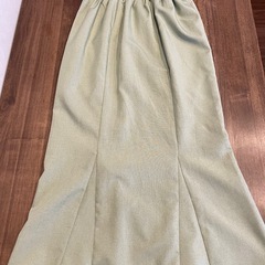 【お取引先決まりました】マーメイドスカート　M  パステルグリーンの画像