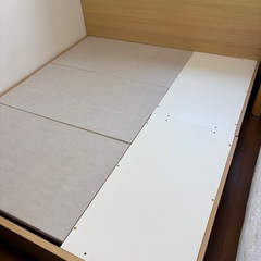 【あげます・即日希望・解体済み】　ニトリ　クイーン　ベッドフレーム単品