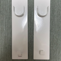 山崎実業(Yamazaki) マグネットバスルーム物干し竿ホルダー2個組 ホワイト 約W6XD3.5XH23cm ミスト 浴室乾燥 室内干し 4917の画像