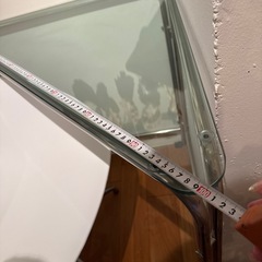 定価11万韓国ガラステーブルと椅子セットの画像