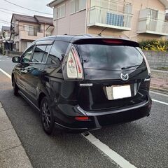 プレマシー20S　H21　車検8/10　走行83000ｋ　純正ＨＤＤナビ＆地デジＴＶ　カラーバックカメラ　ＥＴＣ　両側パワースライドドア　カードキー　15AW　キセノン　３列7人乗の画像