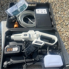 マキタ互換‼️リチウムイオンバッテリー式‼️高圧洗浄機‼️美品