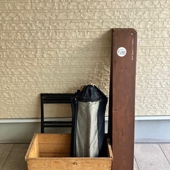 ハンドメイド　キャンプ用品　テーブルセット