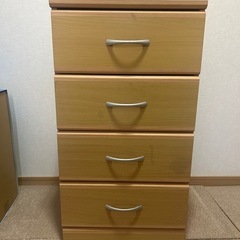 【中古】4段 引き出し タンス チェスト　