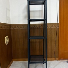 【4/7午後、12午前限定】IKEA スチールラック   幅35...