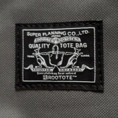 美品　新品　ROOTOTE グレー トートバッグの画像