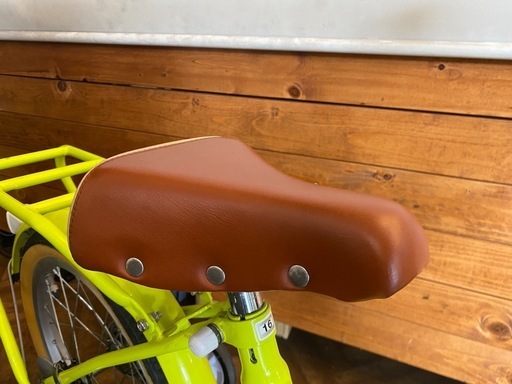 【美品】補助輪付き16インチ自転車　子供用　イエロー
