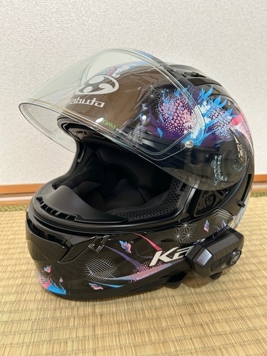 【お話し中】ヘルメット(ヘッドセット付き)Kabuto Kamui Ⅲ (カブト カムイ3) Mサイズ
