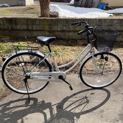 （決まりました）自転車 26インチ(シルバー)