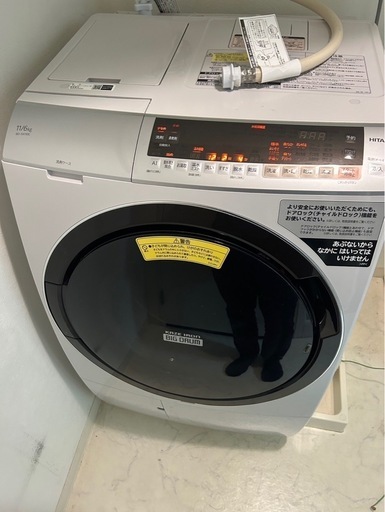 HITACHI BD-SX110CL 18年製 日立 ドラム式洗濯乾燥機
