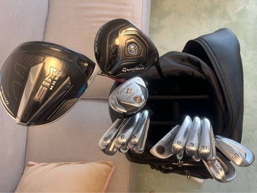 キャロウェイ+テーラーメイド メンズゴルフクラブ13本セット キャディバッグ付□ キャロウェイ+テーラーメイド メンズゴルフクラブ13本セット キャディ