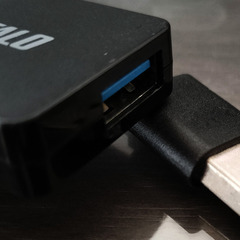 バッファロー USBハブ ブラックの画像