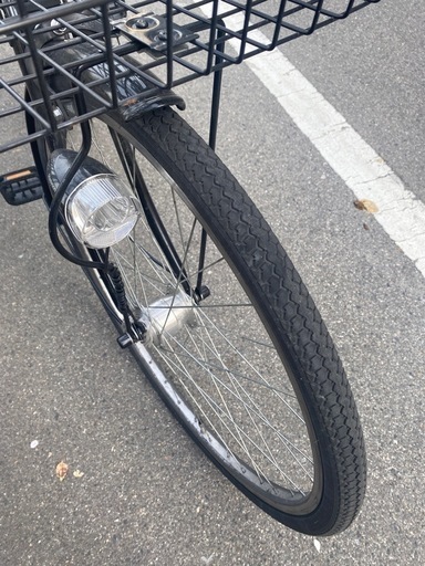 自転車 26インチ/ LEDオート(ブラック) 