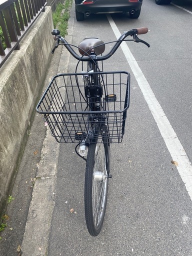 自転車 26インチ/ LEDオート(ブラック) (ド フウ タン) 天神橋筋