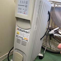 Hidamari オイルヒーター ホワイトの画像