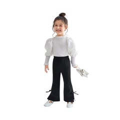 SHEIN フレアパンツ 100cm 美品の画像