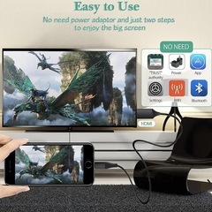 車やテレビでYouTube スマホゲーム　HDMI　の画像