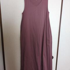 美品  ユニクロ ワンピース[ピンク・M]の画像