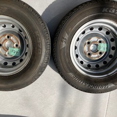 ①軽バン軽トラ　24年‼️BRIDGESTONE 145/80R12 ２本の画像