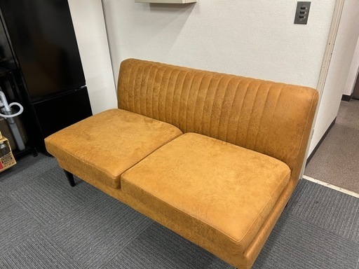 【最終値下げ！10日まで掲載！】クラッシュゲート　Knot antiques GRESS SOFA LT-01 CAMEL 二人掛け ノットアンティークス グレスソファ アームレスソファ◎
