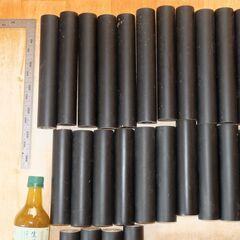 柱 48本セット M8ボルト用 黒 ブラック 木製 天然木 組み立て 自作 DIY 棚 ラックの画像