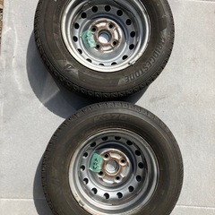 ②軽バン軽トラ 24年‼️BRIDGESTONE 145/80R12 ２本の画像