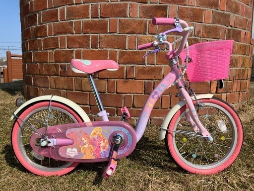 【備品】ディズニープリンセス自転車　16インチ