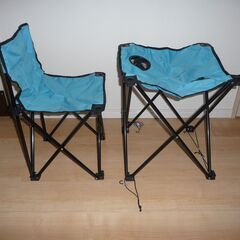 (新品家具/キャンプ)キャンプ・アウトドア折りたたみテーブル＆チェア
