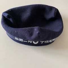 広島三育学院幼稚園の通園バッグと秋冬帽子の画像