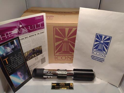 【受付中】ICONS社製 スターウォーズ ダースベイダー ライトセーバー アイコン社 ビンテージ 1/1スケールレプリカ