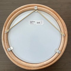 IKEA 竹ラタン調　鏡の画像