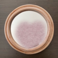 IKEA 竹ラタン調　鏡の画像