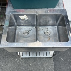 業務用2層シンク　の画像