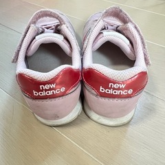 ニューバランス　ピンク　17.5cmの画像
