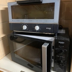 トースター，電子レンジのセット