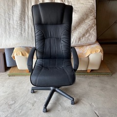 本革張り　ハイバック　プレジデントチェア
