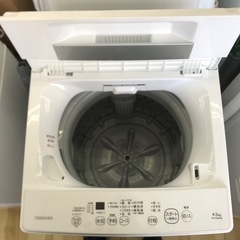 全自動電気洗濯機:2021年製【リサイクルフカツ岡崎倉庫店】250405